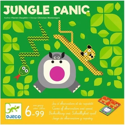 DJECO Игра за наблюдение и скорост Djeco - Паника в джунглата (DJ08577)