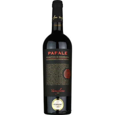 Varvaglione Primitivo di Manduria Papale DOP 14% 0,75 l (holá láhev)