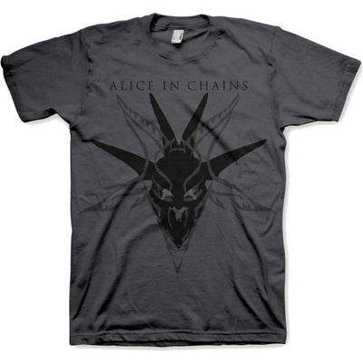 Alice In Chains Black Skull Charcoal Grey M Риза (AICTS01MC02)