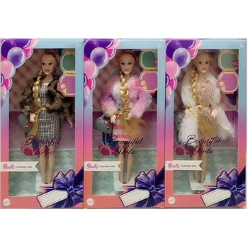 Кукла с дълга плитка и палто