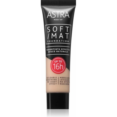 Astra Make-up Soft Mat Foundation ľahký make-up 002 butter 30 ml