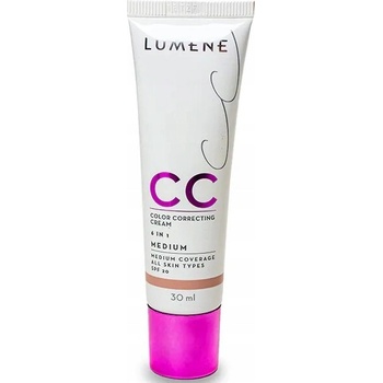 Lumene Color Correcting CC krém pre jednotný tón pleti Medium 30 ml
