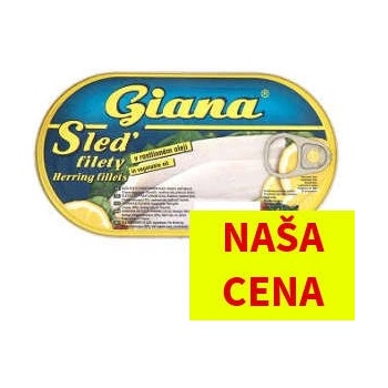Giana Sleď filety v rastlinnom oleji 170 g