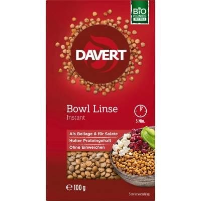 Davert Bio čočka do bowl 100 g