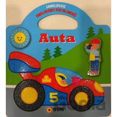 SUN Auta Samolepkové omalovánky