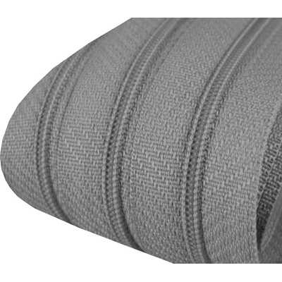 Zip spirálový 3 mm - metráž - různé barvy Zip spirálový 3 mm: 319 Ocelová
