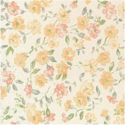 PATIFIX Samolepicí fólie KVĚTINY ORANŽOVÉ 15-6840 šíře 45 cm krémová, oranžová