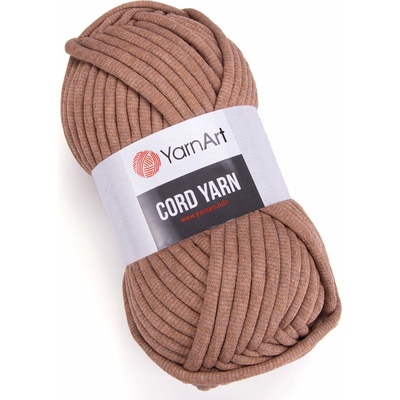 Pletací / háčkovací příze YarnArt CORD YARN 788 hnědá, jednobarevná 250g/73m