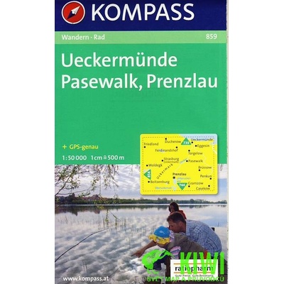Ueckermünde,Pasewalk,Prenzlau 859 1:50T NKOM