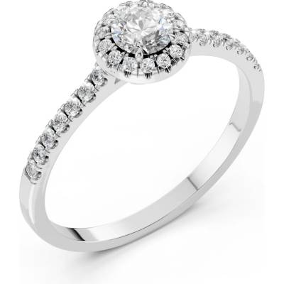 Cara Diamanti Пръстен Cara Diamanti Златен С Диаманти 0.35+0.29 Ct Gia Сертификат K101-10095W (K101-10095W)