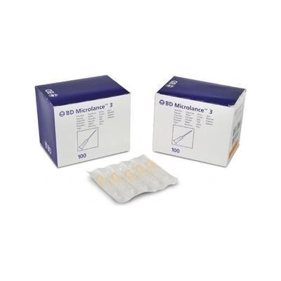 Becton Dickinson Injekční jehla BD Microlance 21 G 0,8 x 25 zelená 100 ks