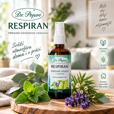 Dr. Popov - RESPIRAN, osvěžovač vzduchu, 100 ml
