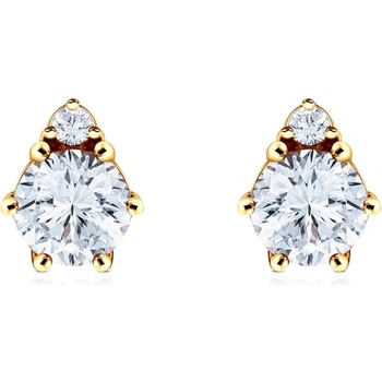 SAVICKI Обеци savicki: злато, бял сапфир, диаманти