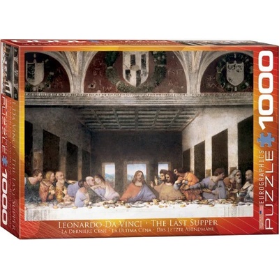 EUROGRAPHICS - Puzzle Leonardo da Vinci: Last Supper II - 1 000 piese