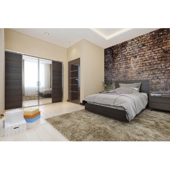 DIMEX ART s. r. o Самозалепваща се флизелинова фототапета стари мръсни тухли 375 x 250 см