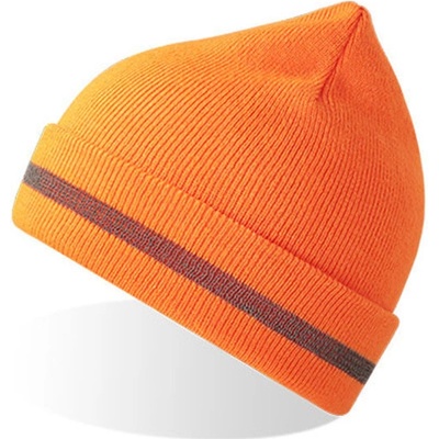 Atlantis Reflexní čepice AT123 Orange Fluo