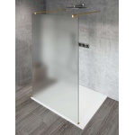 SAPHO Vario - Стена за душ кабина, 100x200 см, стъкло с покритие, матово злато/матово стъкло GX1410-02 (GX1410-02)