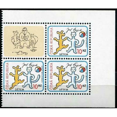 Česká pošta (2008) č. 561 ** VK-1 - Česká republika - Dětem - O pejskovi a kočičce