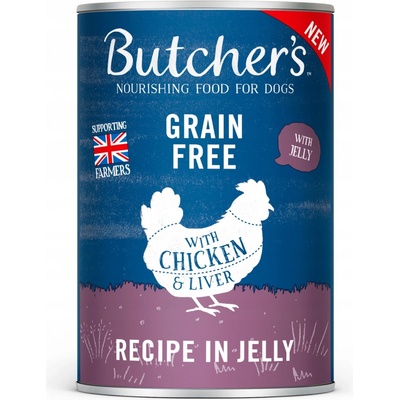 Butcher's Adult Original Recipe in Jelly kúsky s kuracím mäsom 400 g