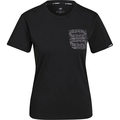 adidas W TX POCKET tee GU8984 Černá