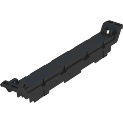 Electronics housings, OMNIMATE Housing - series CH20MBlack, Front element, Width: 12,5 mm