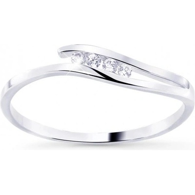 Cutie Jewellery prsteň zo zlata so zirkónmi Z8026 10 X 2
