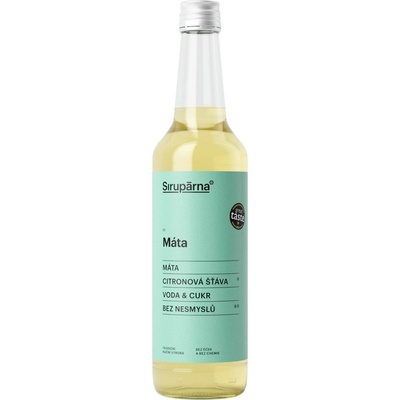 Sirupárna Domácí Mátový Sirup 0,5 l