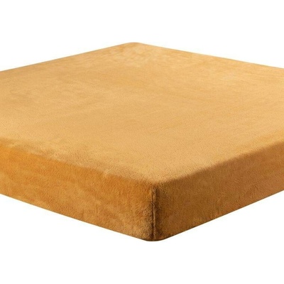 decoDoma Napínací prostěradlo mikroplyš medové 180x200