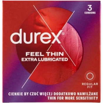 Durex Презервативи Durex Feel Thin Extra Lubricated (3бр. )