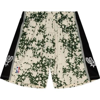 Mitchell & Ness Pánské kraťasy San Antonio Spurs NBA 2013-14 Swingman Shorts Camo