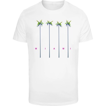 Mister Tee Тениска Miami Palms Tee white XXLUB-MT2404-00220 - Тъмносив, размер L