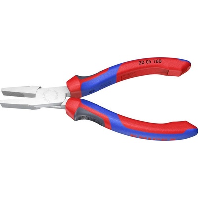 Knipex 20 05 160 dílna ploché kleště rovné chrom-vanadová elektrikářská ocel 160 mm