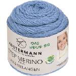 Austermann Step Merino 4 Uni & Melangen 90317-1005 Light Blue Плетива прежда (90317-1005)