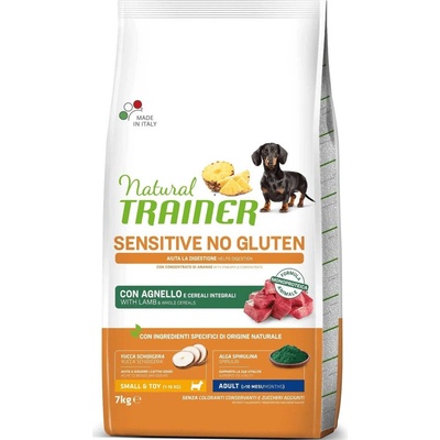 Trainer sensitive No Gluten Adult Mini jehně&rýže 7 kg