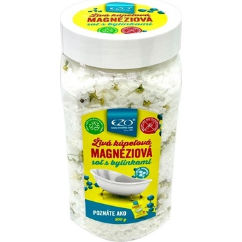 Ezo Magnéziová kúpeľová soľ s bylinkami 900 g