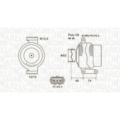 Generátor MAGNETI MARELLI 063731635010