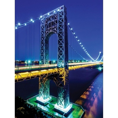 Preinterier Fototapeta panel - PL0172 - Manhattan most – modrý vlies - 206cm x 275cm