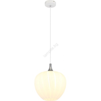 GLOBO 15548H1W - Пендел MAXY 1xE27/60W/230V Ø 29 см бял (GL7968)