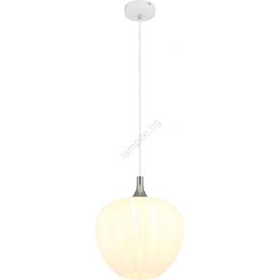 GLOBO 15548H1W - Пендел MAXY 1xE27/60W/230V Ø 29 см бял (GL7968)