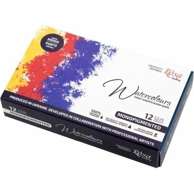 Urban sketching Sada akvarelových barev Rosa 12ks – Zboží Dáma