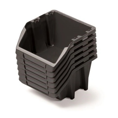Prosperplast Пластмасови кутии 214x198x238мм Black 6бр (KBISS22 S411)