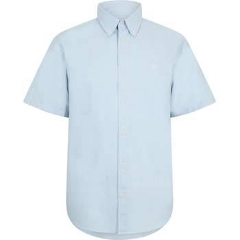BELSTAFF Риза BELSTAFF Men's Short Sleeve Plain Shirt - Sky Blue