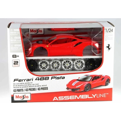 Maisto Ferrari 488 Pista Kit stavebnice 1:24