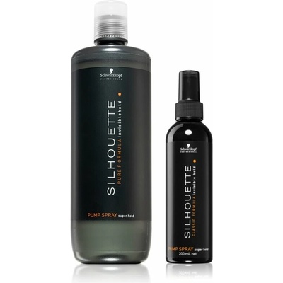 Schwarzkopf Professional Silhouette Schwarzkopf Professional Silhouette Pump Spray lak na vlasy so silnou fixáciou náhradná náplň 1000 ml + Schwarzkopf Professional Silhouette Pump Spray lak na vlasy