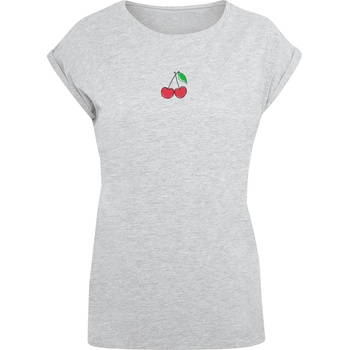 Urban Classics Тениска Ladies Summer - Sweet Cherry T-Shirt heather grey XXLUB-MP5012099-00431 - Камуфлаж, размер M