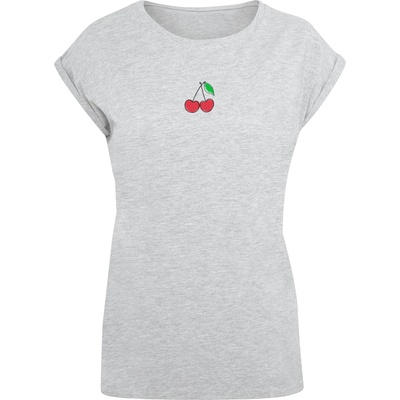 Urban Classics Тениска Ladies Summer - Sweet Cherry T-Shirt heather grey XXLUB-MP5012099-00431 - Камуфлаж, размер M