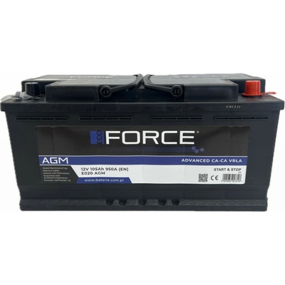 ECO FORCE AGM 12V 105Ah 950A E020AGM