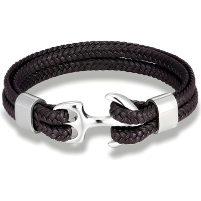 HARAHU Гривна an-18699 - Кафява / Сребриста kp18699 (an-18699)