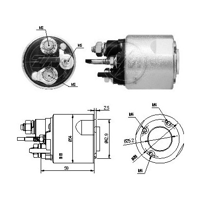 Spínač startéru ZM - Valeo TS12E9