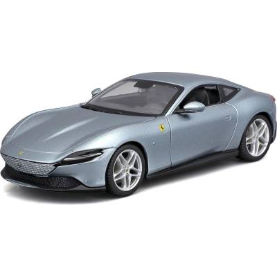 Bburago Метална количка Bburago - Ferrari Roma 1: 24, сребриста (18-26029S)